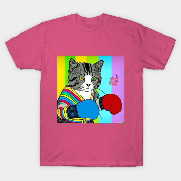 Muay Thai Kitty T-Shirt by Master Alex Designs